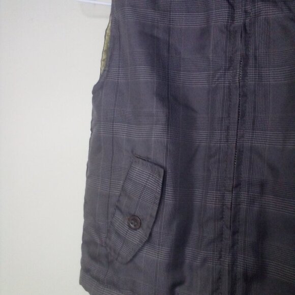 Kenneth Cole Reaction Puffer Vest Boys 3T Toddler Sleeveless Zip Pocket Brown - Picture 9 of 12